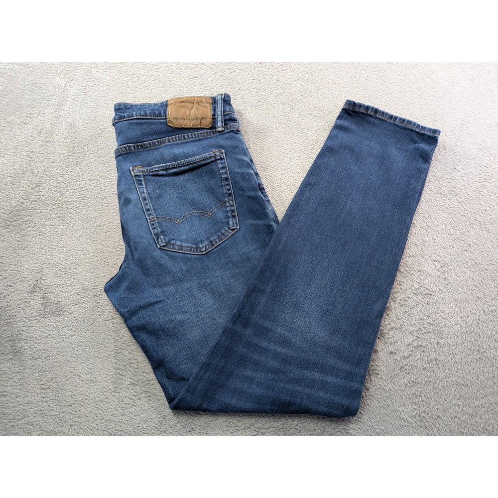 American Eagle Slim Straight Airflex+ Jeans Mens 32x31 Medium Wash Denim